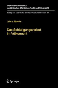 Das Schädigungsverbot im Völkerrecht - Jelena Bäumler - E-Book