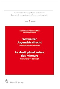 Schweizer Jugendstrafrecht / Le droit pénal des mineurs -  - E-Book