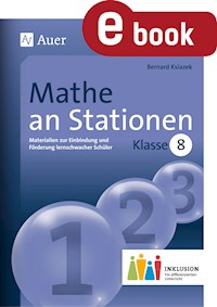 Mathe an Stationen 8 Inklusion - Bernard Ksiazek - E-Book