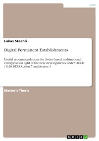 Digital Permanent Establishments - Lukas Staehli - E-Book