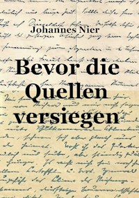 Bevor die Quellen versiegen - Johannes Nier - E-Book