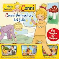 08: Conni übernachtet bei Julia / Conni geht nicht mit Fremden mit / Conni auf der Baustelle / Conni macht Flohmarkt (Vier Hörspiele zur TV-Serie) - Arne Gedigk - Hörbuch