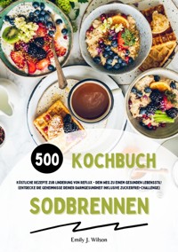 Sodbrennen Kochbuch: 500 köstliche Rezepte zur Linderung von Reflux - Dein Weg zu einem gesunden Lebensstil! (Entdecke die Geheimnisse deiner Darmgesundheit inklusive Zuckerfrei-Challenge) - Emily J. Wilson - E-Book