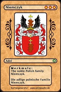 The noble Polish family Niemczyk. Die adlige polnische Familie Niemczyk. - Werner Zurek - E-Book