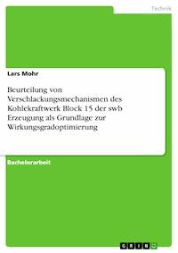 Beurteilung von Verschlackungsmechanismen des Kohlekraftwerk Block 15 der swb Erzeugung als Grundlage zur Wirkungsgradoptimierung - Lars Mohr - E-Book
