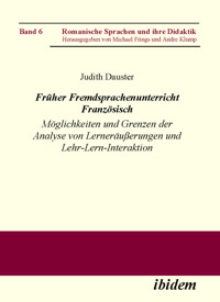 Früher Fremdsprachenunterricht Französisch - Judith Dauster - E-Book