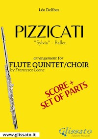 Flute Quintet / Choir "Pizzicati" score & parts - Léo Delibes - E-Book