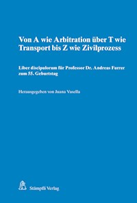 Von A wie Arbitration über T wie Transport bis Z wie Zivilprozess - Simone Gloor - E-Book