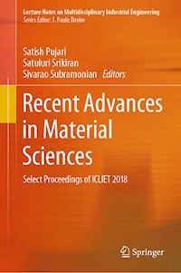 Recent Advances in Material Sciences -  - E-Book
