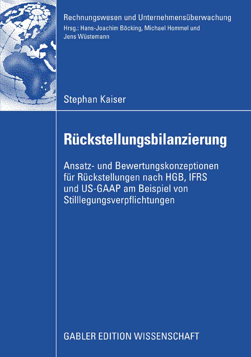 Rückstellungsbilanzierung - Stephan Kaiser - E-Book