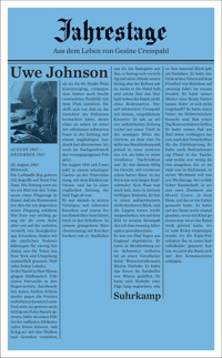 Jahrestage 1 - Uwe Johnson - E-Book
