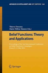 Belief Functions: Theory and Applications -  - E-Book
