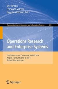 Operations Research and Enterprise Systems -  - E-Book