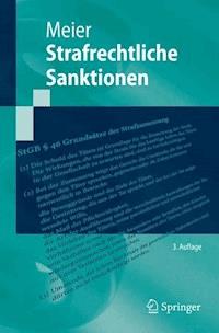 Strafrechtliche Sanktionen - Bernd-Dieter Meier - E-Book