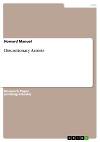 Discretionary Arrests - Howard Manuel - E-Book