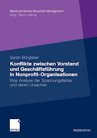 Konflikte zwischen Vorstand und Geschäftsführer in Nonprofit-Organisationen - Sarah Bürgisser - E-Book