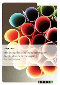Erhöhung der Mitarbeitermotivation durch Mitarbeiterbefragung - Tanja Tietz - E-Book