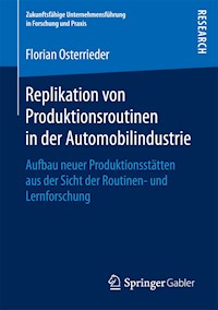 Replikation von Produktionsroutinen in der Automobilindustrie - Florian Osterrieder - E-Book
