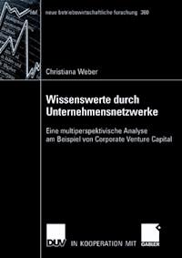 Wissenswerte durch Unternehmensnetzwerke - Christiana Weber - E-Book