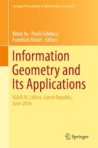 Information Geometry and Its Applications -  - E-Book