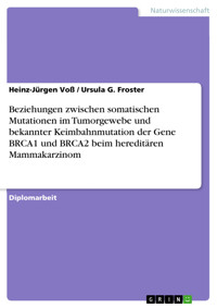 Beziehungen zwischen somatischen Mutationen im Tumorgewebe und bekannter Keimbahnmutation der Gene BRCA1 und BRCA2 beim hereditären Mammakarzinom - Heinz-Jürgen Voß - E-Book