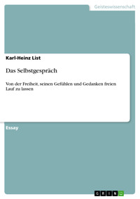 Das Selbstgespräch - Karl-Heinz List - E-Book