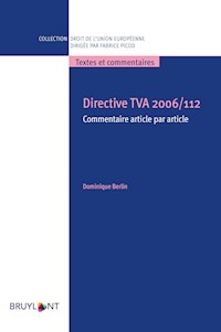 Directive TVA 2006/112 - Dominique Berlin - E-Book