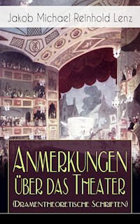 Anmerkungen über das Theater (Dramentheoretische Schriften) - Jakob Michael Reinhold Lenz - E-Book