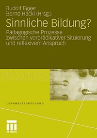 Sinnliche Bildung? -  - E-Book