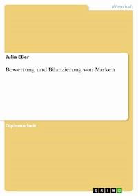 Bewertung und Bilanzierung von Marken - Julia Eßer - E-Book