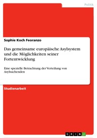 Das gemeinsame europäische Asylsystem und die Möglichkeiten seiner Fortentwicklung - Sophie Koch Feoranzo - E-Book
