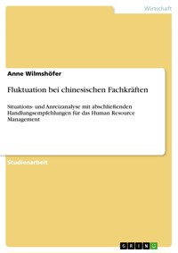 Fluktuation bei chinesischen Fachkräften - Anne Wilmshöfer - E-Book