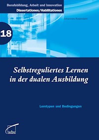 Selbstreguliertes Lernen in der dualen Ausbildung - Johannes Rosendahl - E-Book