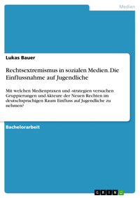 Rechtsextremismus in sozialen Medien. Die Einflussnahme auf Jugendliche - Lukas Bauer - E-Book