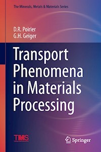 Transport Phenomena in Materials Processing -  - E-Book
