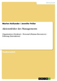 Aktionsfelder des Managements - Marlen Hollunder - E-Book