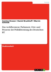 Das wohlberatene Parlament. Orte und Prozesse der Politikberatung des Deutschen BT - Carsten Drawer - E-Book