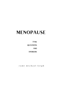 Menopause - Rumi Michael Leigh - E-Book