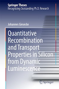 Quantitative Recombination and Transport Properties in Silicon from Dynamic Luminescence - Johannes Giesecke - E-Book