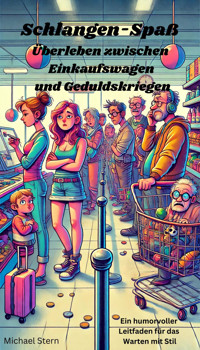 Schlangen-Spaß: Überleben zwischen Einkaufswagen und Geduldskriegen" - Michael Stern - E-Book