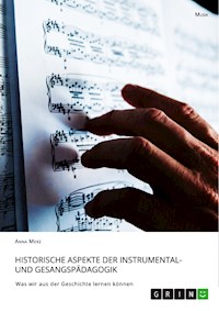 Historische Aspekte der Instrumental- und Gesangspädagogik - Anna Merz - E-Book