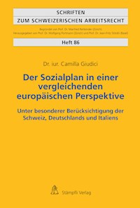 Der Sozialplan in einer vergleichenden europäischen Perspektive - Camilla Giudici - E-Book