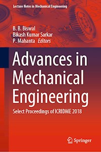 Advances in Mechanical Engineering -  - E-Book