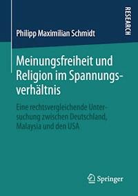 Meinungsfreiheit und Religion im Spannungsverhältnis - Philipp Maximilian Schmidt - E-Book