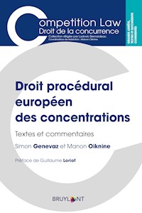Droit procédural européen des concentrations - Simon Genevaz - E-Book