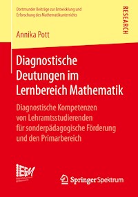 Diagnostische Deutungen im Lernbereich Mathematik - Annika Pott - E-Book