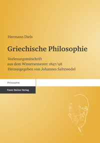 Griechische Philosophie - Hermann Diels - E-Book
