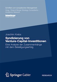 Syndizierung von Venture-Capital-Investitionen - Joachim Krebs - E-Book