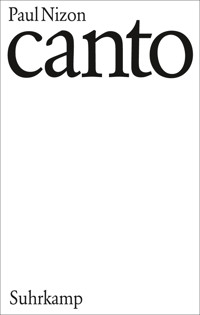 Canto - Paul Nizon - E-Book