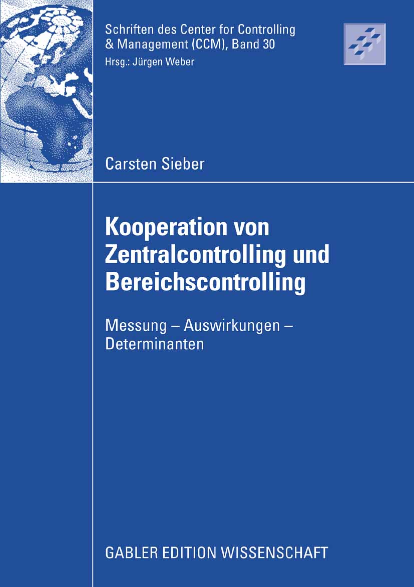 Kooperation von Zentralcontrolling und Bereichscontrolling - Carsten Sieber - E-Book